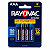 Pilha Alcalina Aaa Rayovac Cartela Com 8 Pilhas 1,5v - Imagem 1