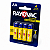 Pilha Aa Rayovac Zinco C/4 Amarelinhas Alta Durabilidade - Imagem 4