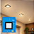 Luminária Plafon Preto LED Embutir Quadrada 12w 3000K Branca Morna Bivolt Elgin - Imagem 6