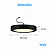 Luminária Plafon Preto LED Sobrepor Redonda 12w 3000K Branca Morna Bivolt Elgin - Imagem 3