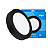 Luminária Plafon Preto LED Sobrepor Redonda 12w 6500K Branca Fria Bivolt Elgin - Imagem 1