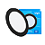 Luminária Plafon Preto LED Embutir Redonda 12w 6500K Branca Fria Bivolt Elgin - Imagem 1