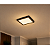 Luminária Plafon Preto LED Sobrepor Quadrada 18w 3000k Branca Morna Bivolt Elgin - Imagem 5