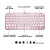 Teclado Logitech Mx Keys Mini Usb Rosa 920-010507 - Imagem 4