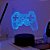 Luminária De Decoração Led Colorido Controle De Vídeo Game - Imagem 1