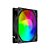 Fan Gamer T-Dagger T-Tgf610 Rainbow Preto 120x25mm - Imagem 5