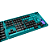 Keycaps Akko Asa Pbt Double Shot Kit 197 Teclas Black Cyan - Imagem 2