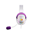 Headset Gamer Redragon Zeus X Branco Com Roxo Rgb H510wp-rgb - Imagem 6