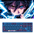 Teclado Gamer Akko Naruto Sasuke 3108v2 Orange Tactile V2 - Imagem 9