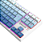 Teclado Gamer Redragon Daksa Branco E Azul Rgb Switch Marrom - Imagem 7