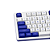 Kit Teclado Membrana e Mouse Akko MX108 Branco e Azul - Imagem 4