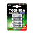 Pilha Recarregável AA Toshiba 1,2v 2600mAh Com 4 Pilhas - Imagem 1