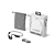 Fone de Condução Óssea Shokz OpenMove Rosa e Branco - Imagem 6