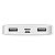Carregador Portátil Baseus Pibow PPBD10 Power Bank Digital Display 10.000mAh 15W Branco - Imagem 4