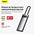 Hub Tipo USB-C Baseus Metal Gleam 6 Portas USB-C para HDMI +3x USB3.0 + PD (Carregamento) + RJ45 Cinza - Imagem 18