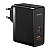 Fonte Carregador Turbo Baseus GaN5 Pro Fast Charger USB 100W Macbook Preto - Imagem 1