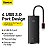 Hub USB Baseus Lite Series 4 Portas USB-C para 4x USB 3.0 25cm Preto - Imagem 12