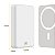 Carregador Portátil Wireless MagPower 10.000 mAh Gshield Branco - Imagem 7