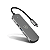 Hub Gshield Tipo C 6 portas USB C + USB 2.0 + USB 3.0 + SD/TF + HDMI 4K - Imagem 1