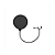 Pop Filter Para Microfone Maono AU-PF150 Preto - Imagem 1