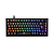 Teclado Mecânico Akko 5075S Clear Black ABNT2 Switch V3 Cream Purple Pro - Imagem 2