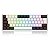Teclado Magnético Redragon Fidd Preto Branco ABNT2 Switch Pink - Imagem 1