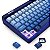Teclado Redragon Garen Pro Azul RGB Sem Fio ABNT2 Switch Purple - Imagem 9