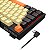 Teclado Mecânico Redragon Kitava RGB Preto Bege Laranja ABNT2 Switch Brown - Imagem 8