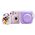 Kit Câmera Instantânea Fujifilm Instax Mini 12 Lilás + Pack 10 filmes Spray Art + Bolsa Lilás - Imagem 1