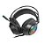 Headset Gamer Fortrek Crusader P2 e USB RGB Preto - Imagem 3
