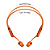 Fone de Condução Óssea Shokz OpenRun Pro 2 Mini Laranja - Imagem 5