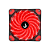 Fan Gamer Rise Mode Wind W1 120mm LED Vermelho RM-WN-01-BR - Imagem 2