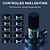 Microfone Maono PD200X RGB Dinâmico Preto USB Tipo-C E XLR com Pop Filter e Shock Mount - Imagem 7