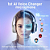 Microfone Wireless Gamer Maono DM40 PRO Com AI Condensador RGB Branco - Imagem 3