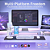 Microfone Wireless Gamer Maono DM40 PRO Com AI Condensador RGB Branco - Imagem 8