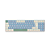 Kit Mouse e Teclado Mecânico Sem Fio Redragon Creme e Azul - Imagem 3