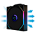 Kit 3 Fans Lian Li Uni Fan TL Wireless LCD 120 ARGB Preto - Imagem 5