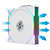 Kit 3 Fans Lian Li Uni Fan TL Wireless 120 ARGB Branco - Imagem 3