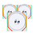 Kit 3 Fans Lian Li Uni Fan SL Wireless 120 ARGB Branco - Imagem 4