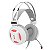 Headset Gamer Redragon Minos Lunar Branco Led Vermelho 7.1 - Imagem 3