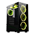 Gabinete Gamer Rise Mode Glass 06X Mid Tower Vidro Preto - Imagem 7