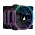 Kit 3 Fans Gamer Rise Mode Aura Pro Black 120mm ARGB Preto - Imagem 1