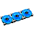 Kit 3 Fans Rise Mode Smart 120mm RGB Com Controlador Preto - Imagem 5