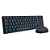 Kit Mouse e Teclado Mecânico Sem Fio Redragon Office Preto - Imagem 1