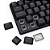 Kit Mouse e Teclado Mecânico Sem Fio Redragon Office Preto - Imagem 5