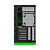 Gabinete Gamer Geometric Future Nvidia Style Edição Limitada Sem Fans Preto e Verde - Imagem 8