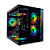 Gabinete Gamer Kalkan Midgard RGB Micro-ATX Aquário Sem Fans Preto - Imagem 4