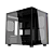 Gabinete Gamer Kalkan Midgard RGB Micro-ATX Aquário Sem Fans Preto - Imagem 1