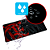 Mousepad Gamer Redragon Flamengo Mantle Preto e Vermelho - Imagem 6