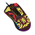 Mouse Gamer Redragon Harry Potter Cobra RGB Gryffindor Preto e Vermelho - Imagem 4